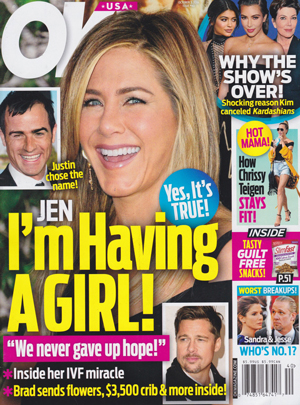 Illustration for article titled This Week in Tabloids: Brangelina Broke Up Too Late for the Mags to Cover It